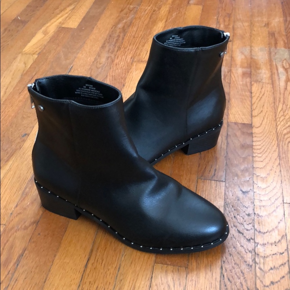 Nordstrom’s Treasure & Bond black booties.